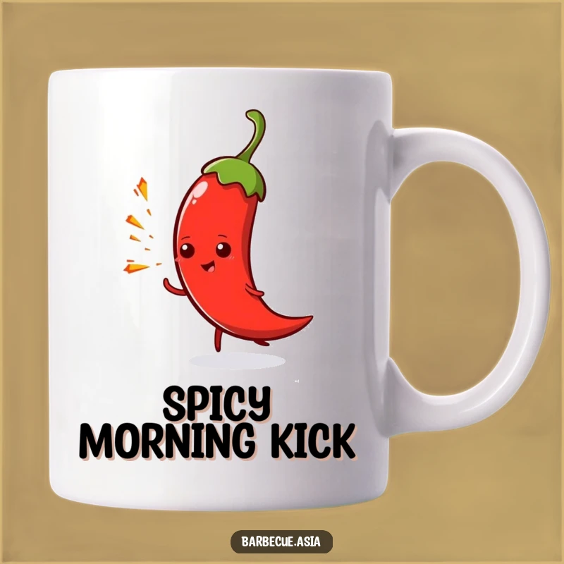 Funny Chili Pepper Spark Mug: A Fiery Gift for Hot Humor Lovers