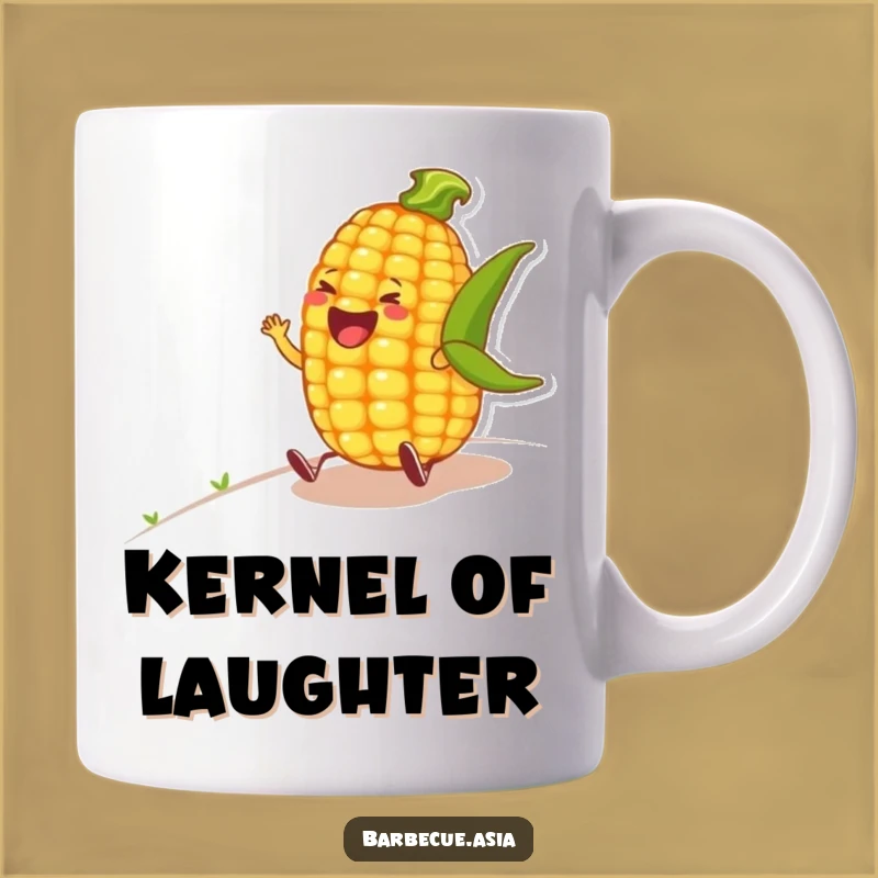 Funny Corn Cob Laugh Mug: A Hilarious Gift for Belly-Laughing Fun