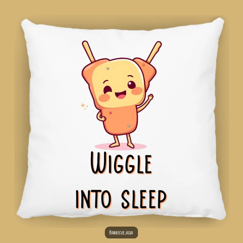 Funny Food Skewer Wiggle Pillow: Snuggle Up with Playful Comfort