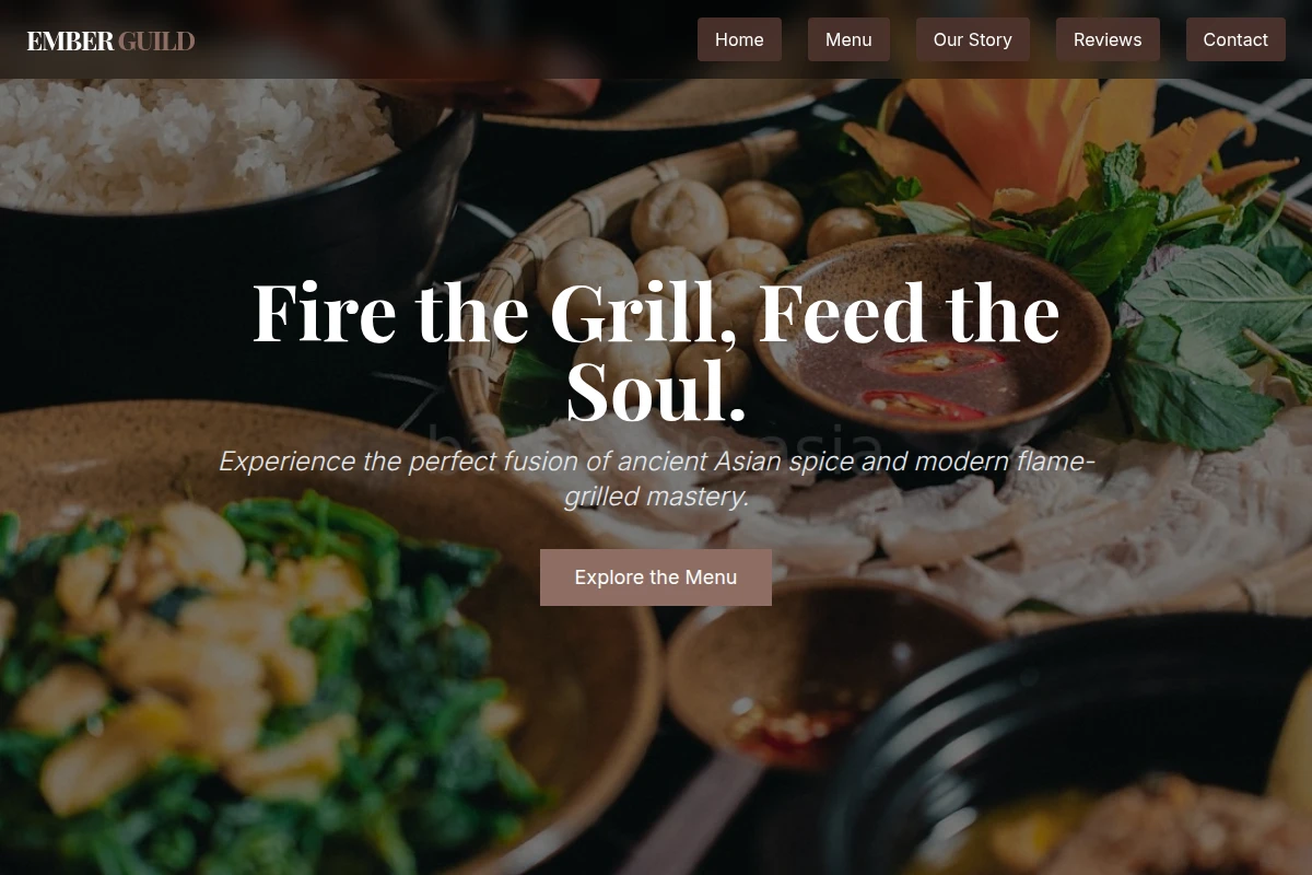Marinade Asian Fusion Food