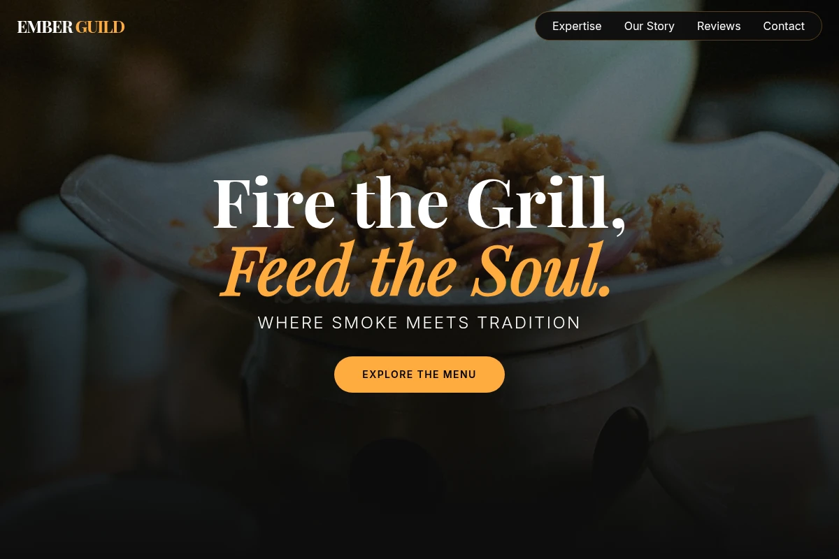 Smoked Asian Fusion Food