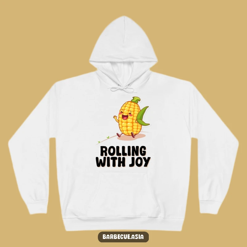 Funny Corn Cob Laugh Hoodie: Cozy Up with Hilarious Cheer