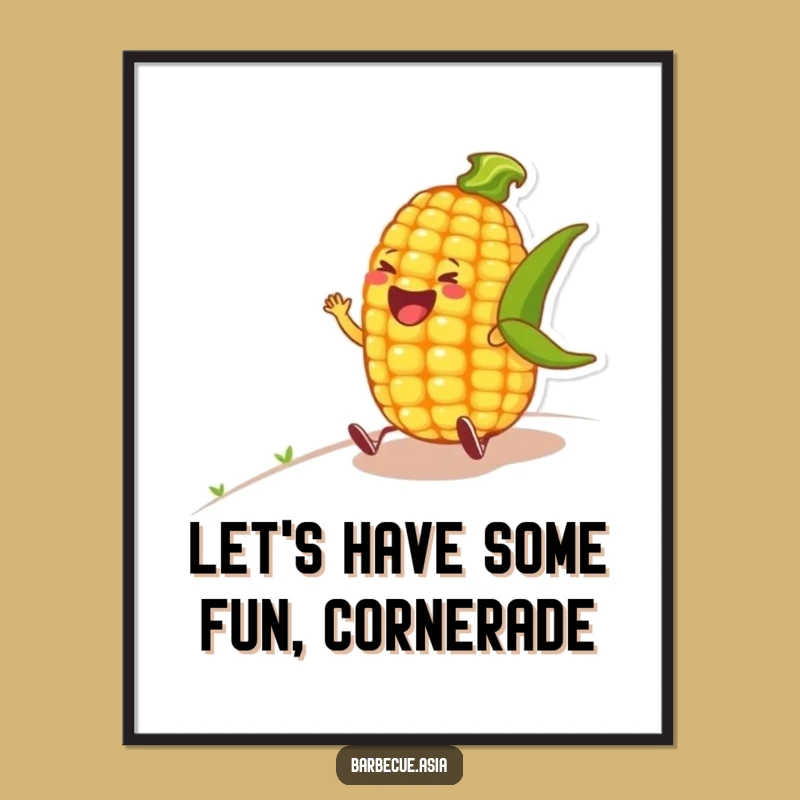 Free Printable Corn Cob Laugh Wall Art: Funny Downloadable Decor for a Joyful Space