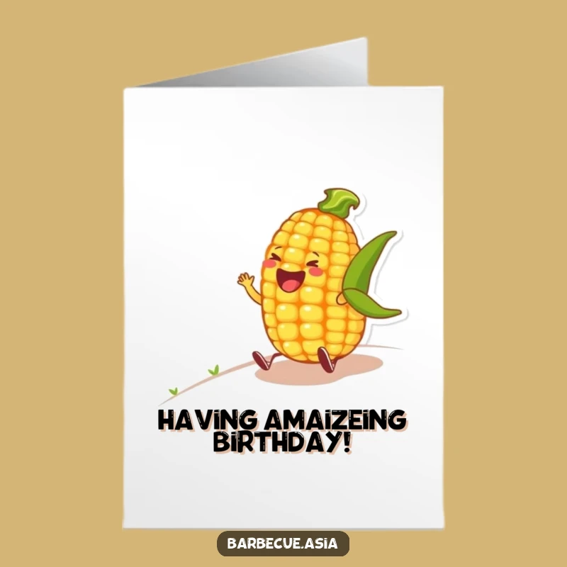 Free Printable Birthday Corn Cob Laugh Card: Hilarious Downloadable Gift for a Rolling Good Time