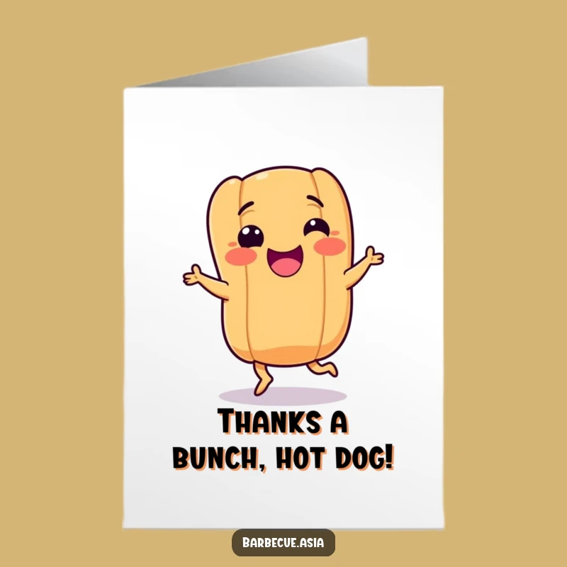 Free Printable Thank You Hot Dog Dance Card: A Humorous Downloadable Gift of Gratitude