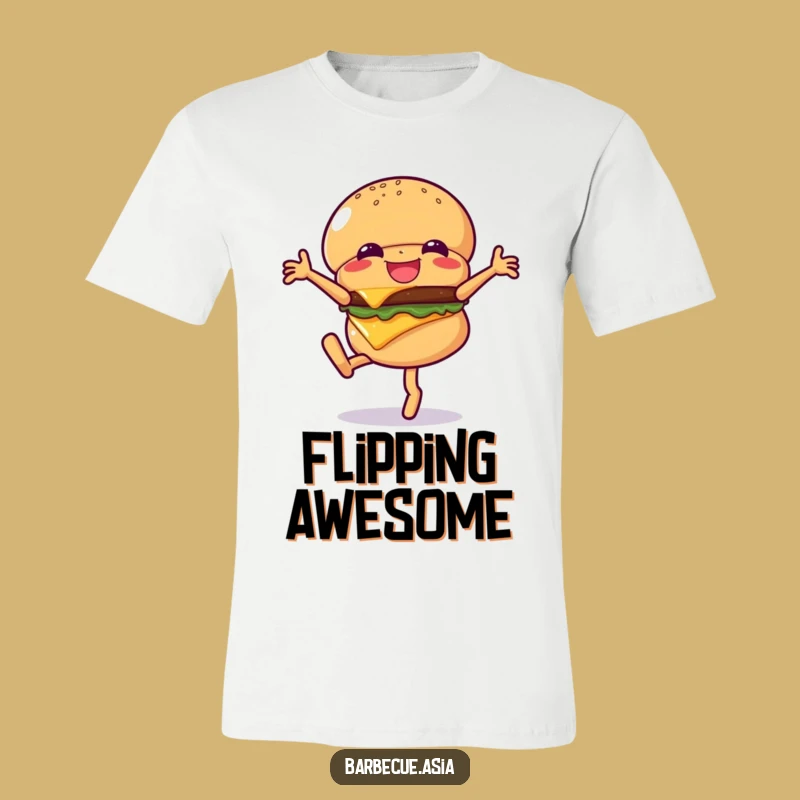 Funny Hamburger Cartwheel T-Shirt: Show Off Your Goofy Side