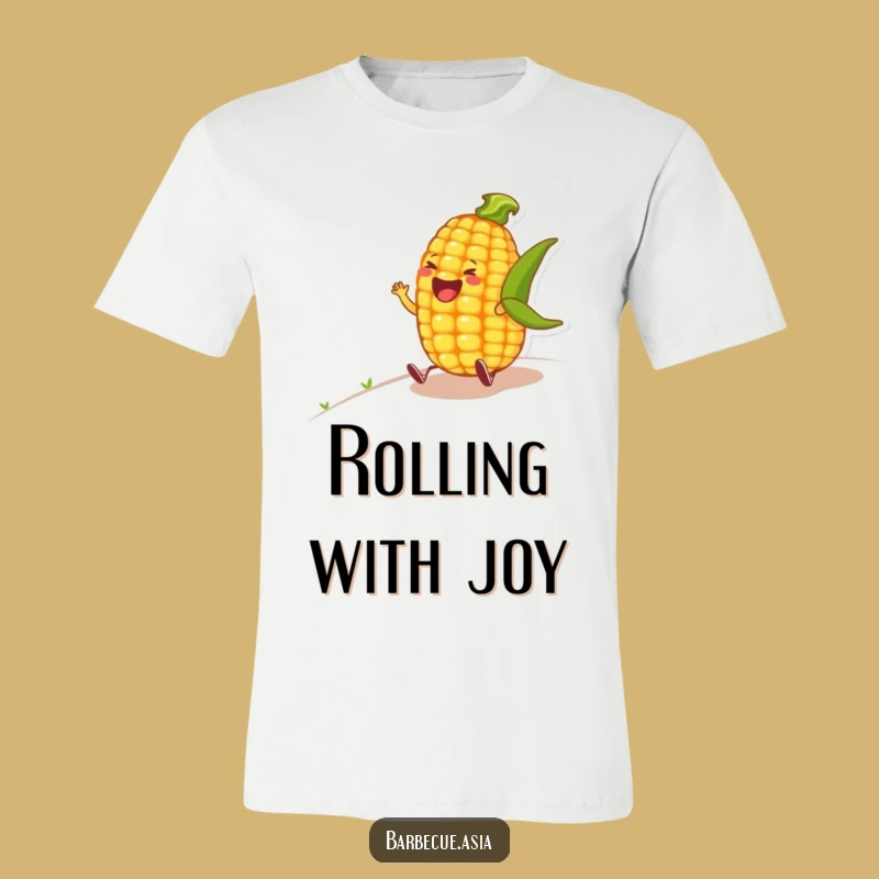 Funny Corn Cob Laugh T-Shirt: Wear Your Joyful Spirit Out Loud