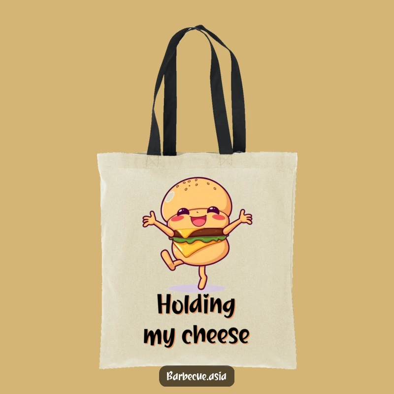 Funny Hamburger Cartwheel Tote Bag: Carry Your Fun On the Go
